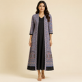 Meher Ajrakh Longline Set