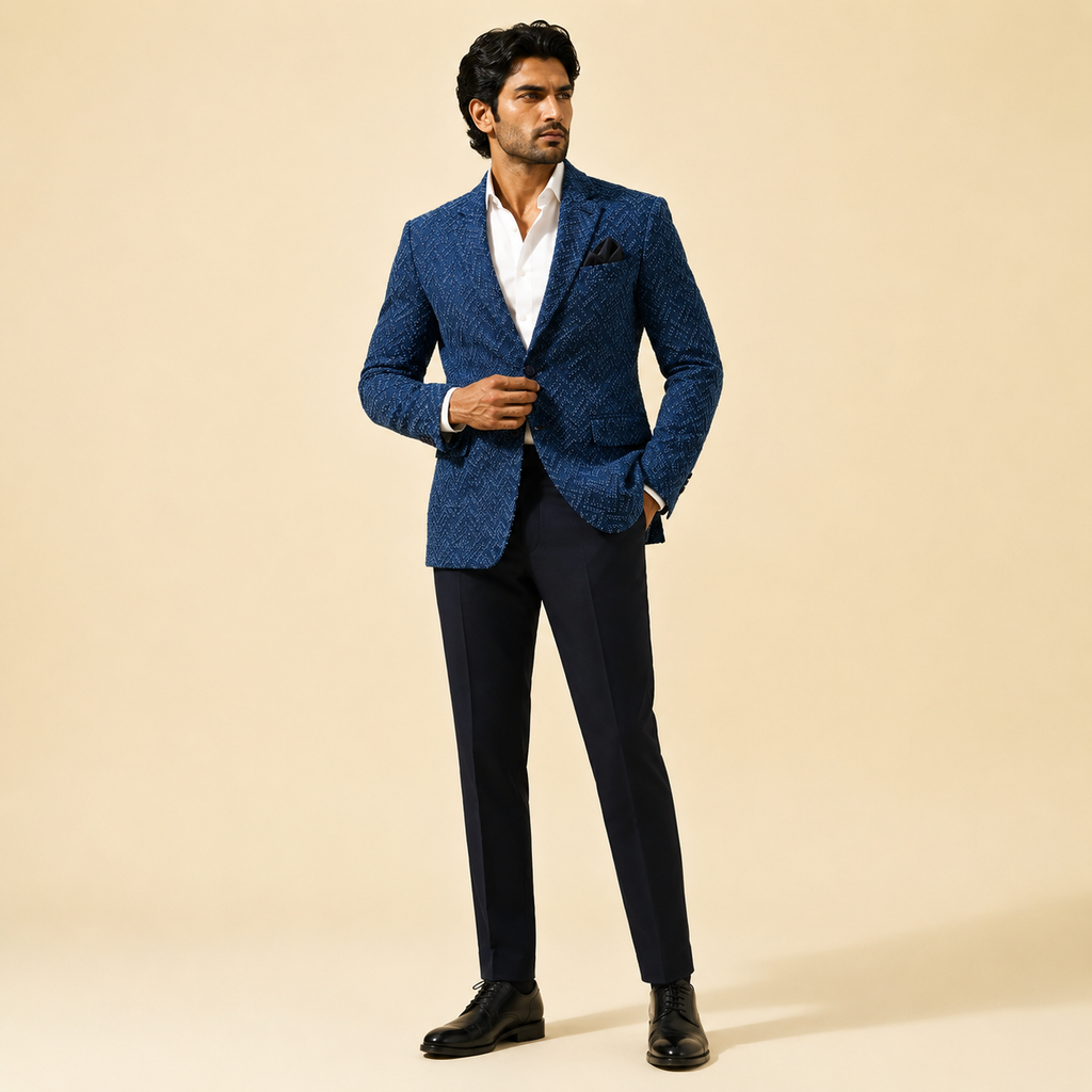 Azure Weave Blazer