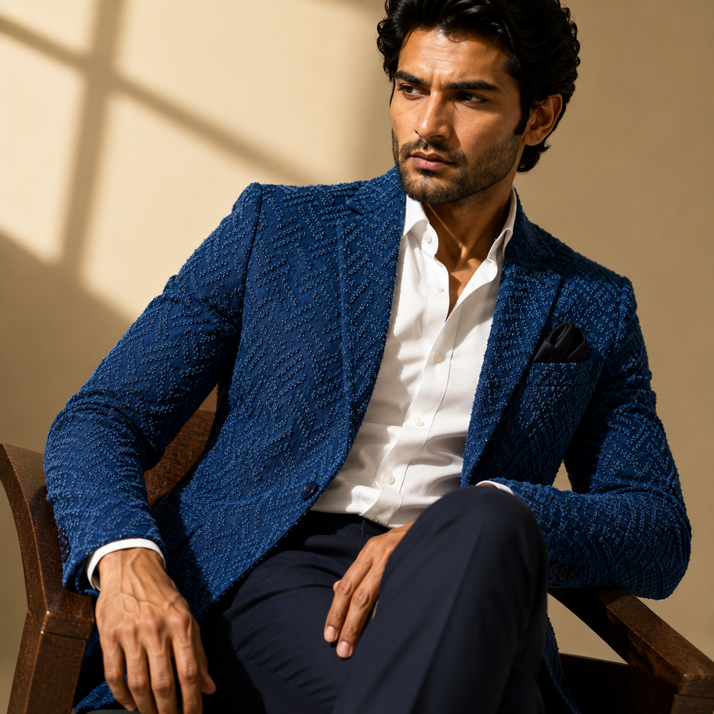 Azure Weave Blazer