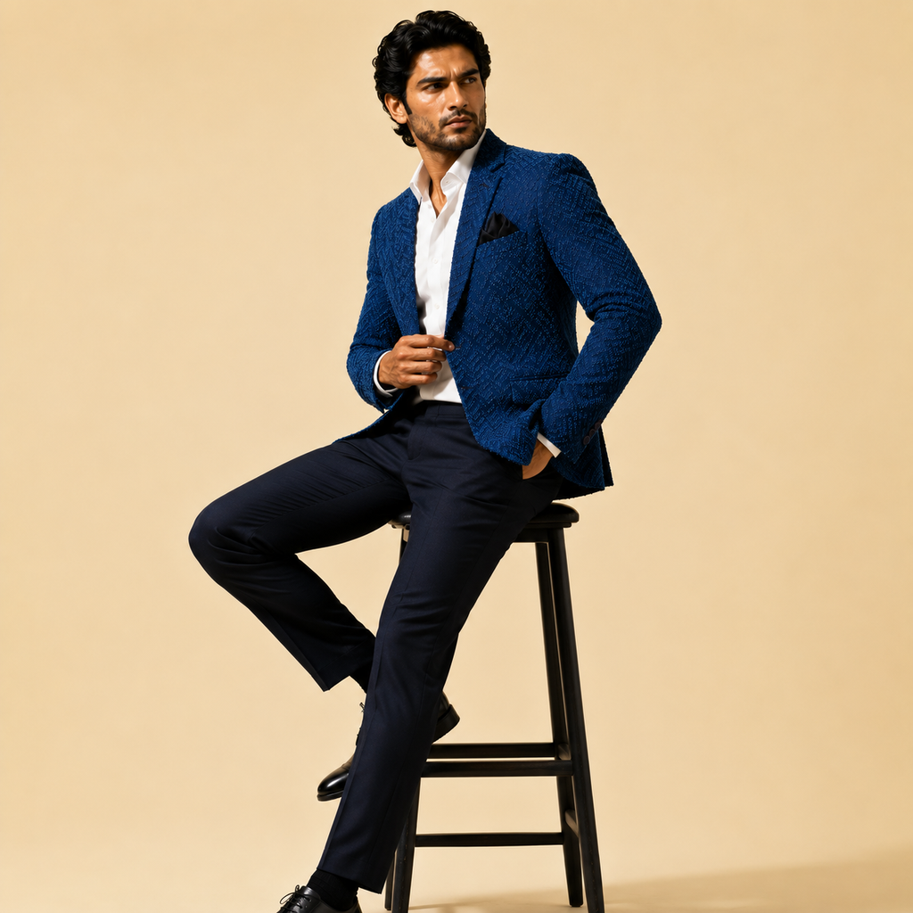 Azure Weave Blazer