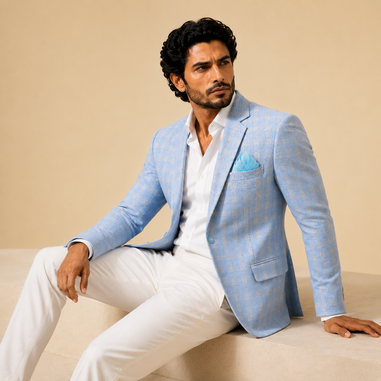Skyline Linen Blazer