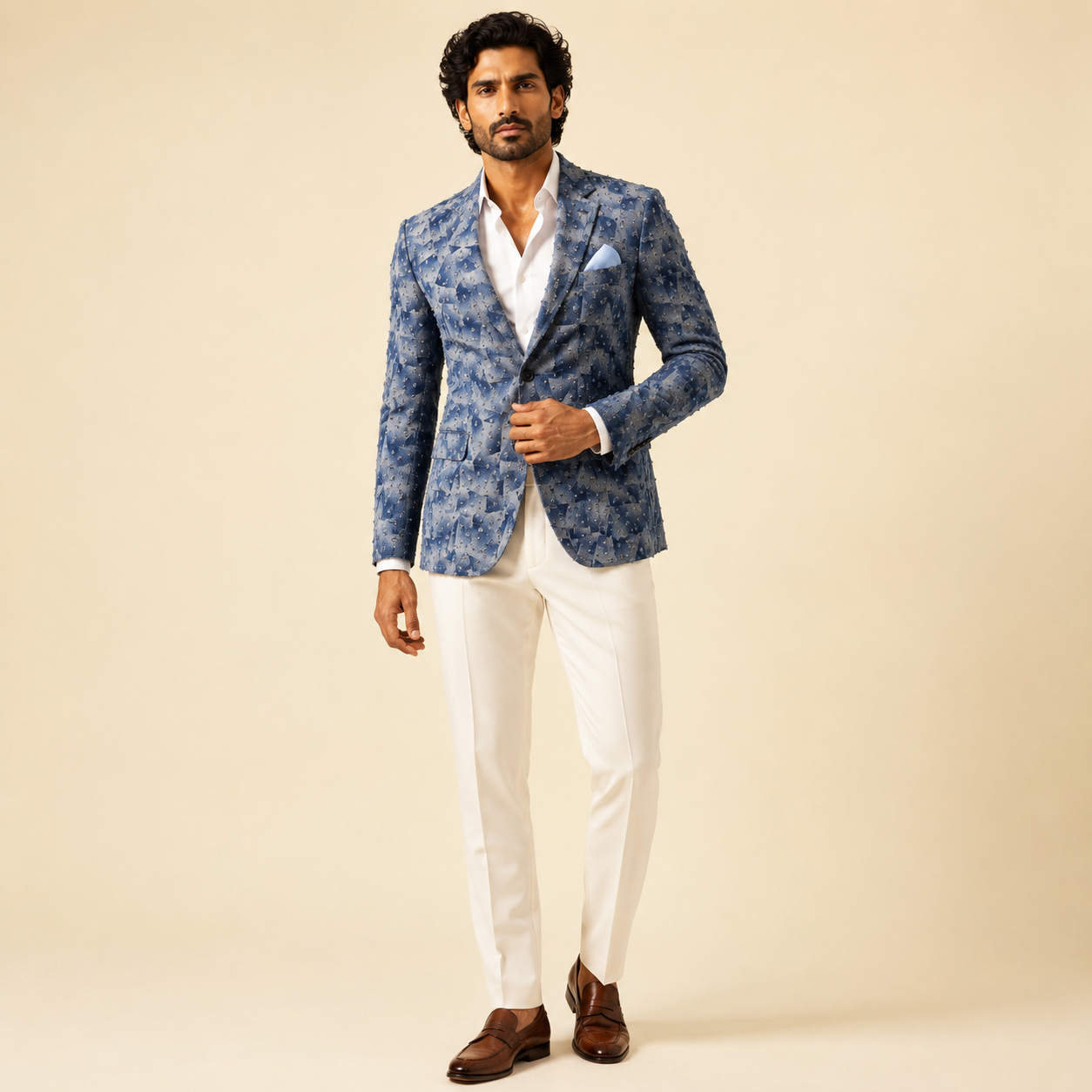 Sapphire Mosaic Blazer