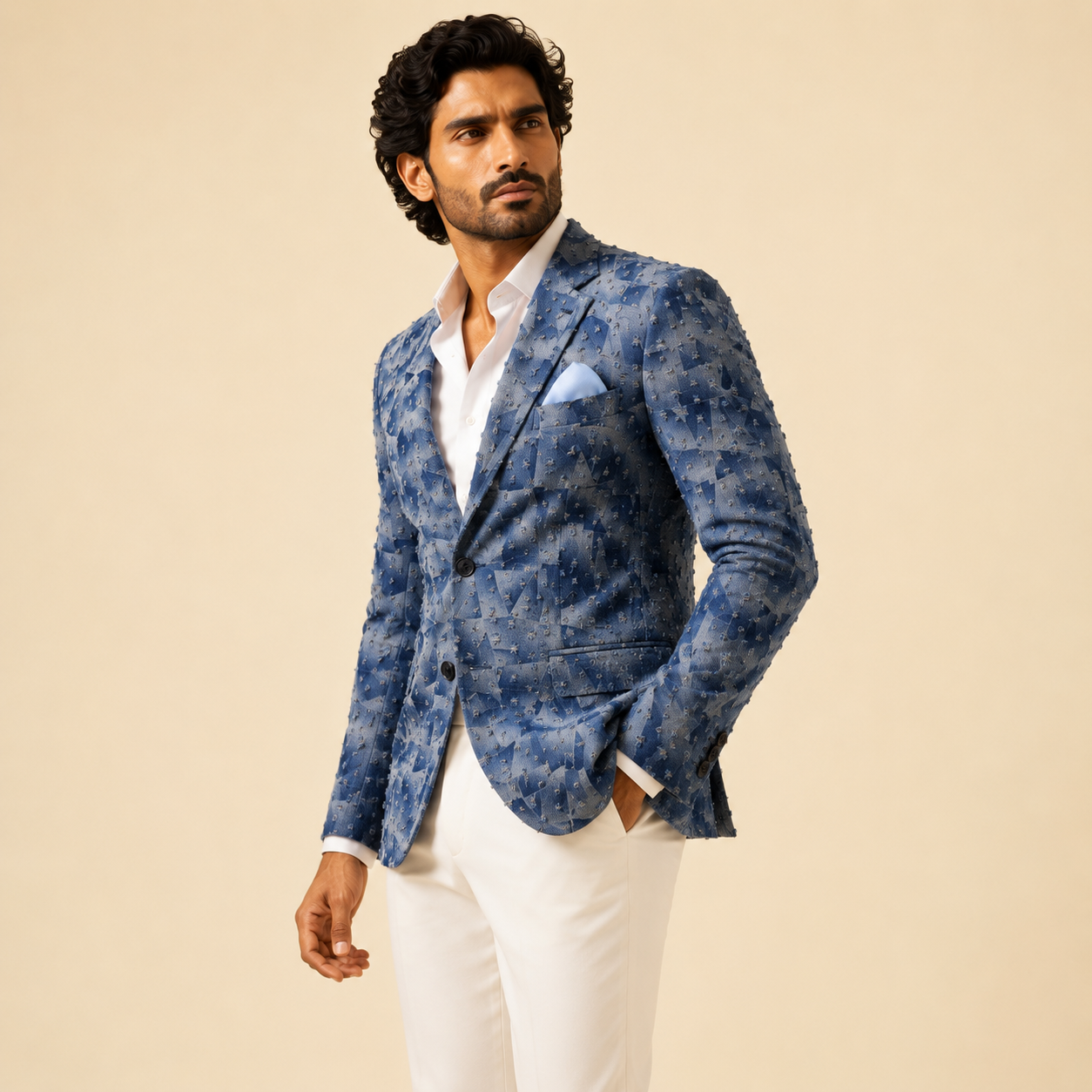 Sapphire Mosaic Blazer