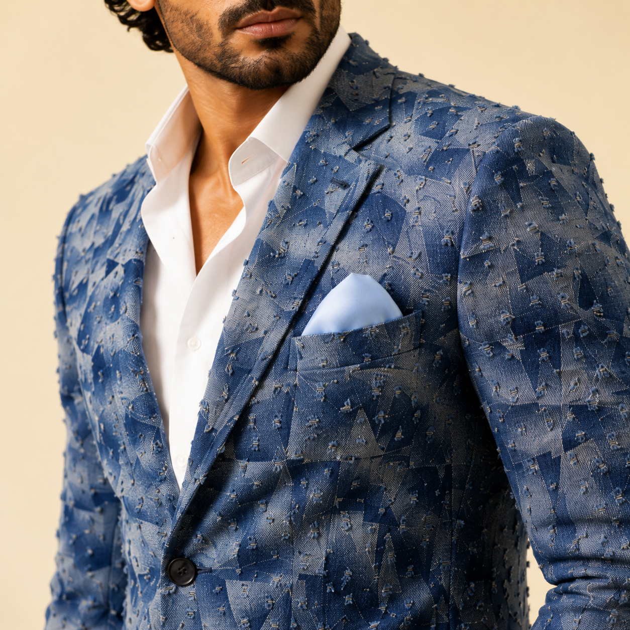Sapphire Mosaic Blazer