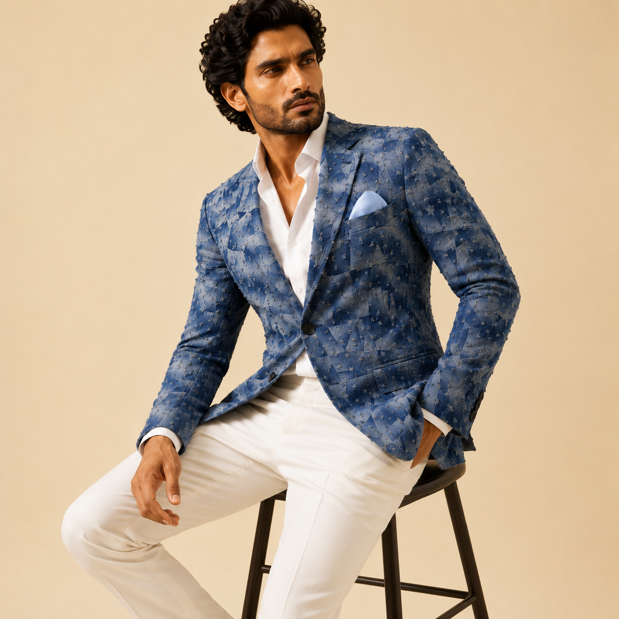 Sapphire Mosaic Blazer