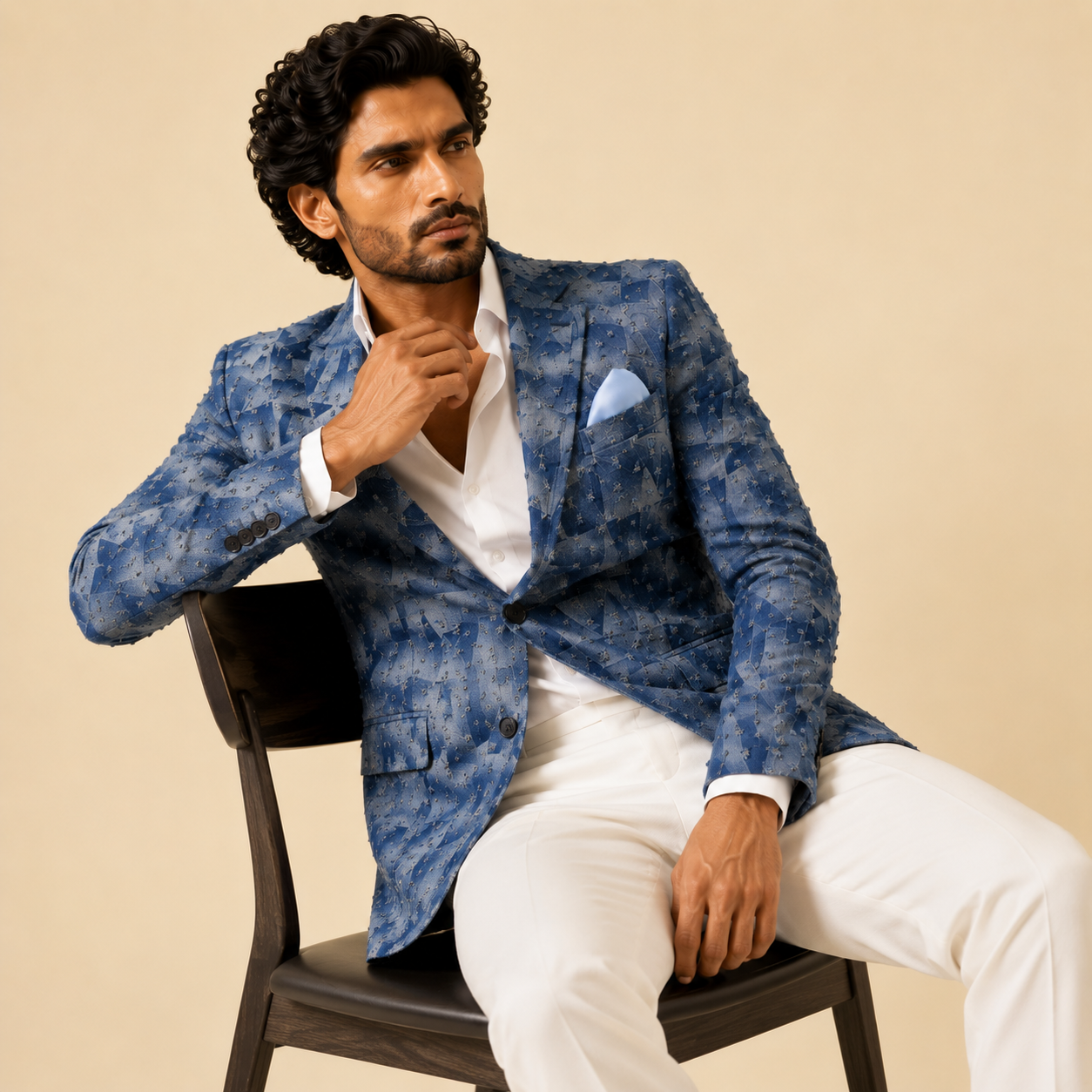 Sapphire Mosaic Blazer